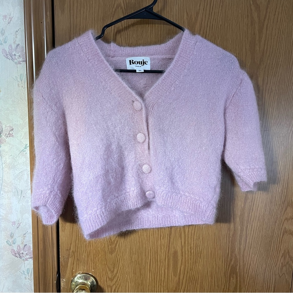 Cropped Mohair Sweater
